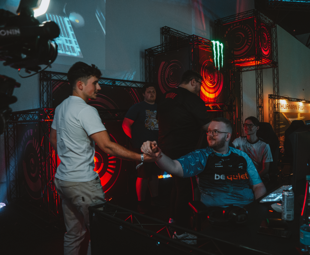 BLUEJAYS Fistbump nach dem Match